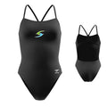 Riptide 2026 EMBROIDERED Team Suit - Speedo Solid EnduranceX V-Back 2.0
