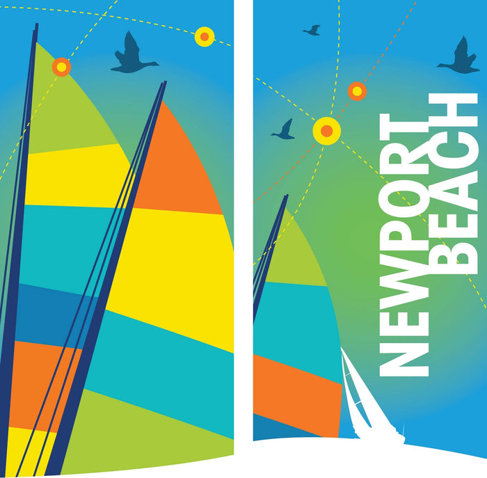Sails Double Vinyl Banner Set Dekra-Lite