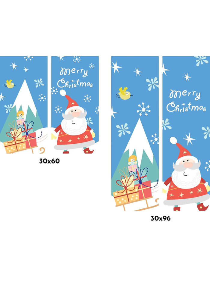 Santa & Sleigh Double Vinyl Banner Set Dekra-Lite