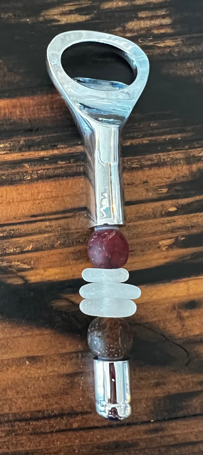 Sea Glass Bottle opener