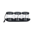 container 500 ml black front view