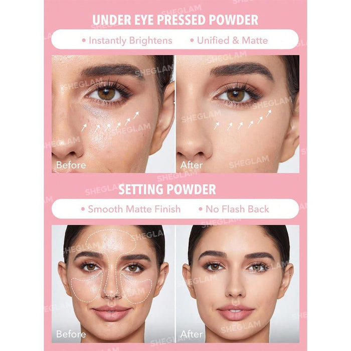 SHEGLAM Insta-Ready Setting Powder Duo 2