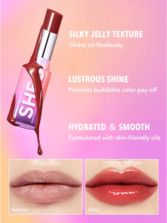 SHEGLAM Mirror Kiss High-Shine Lipstick High Key 6
