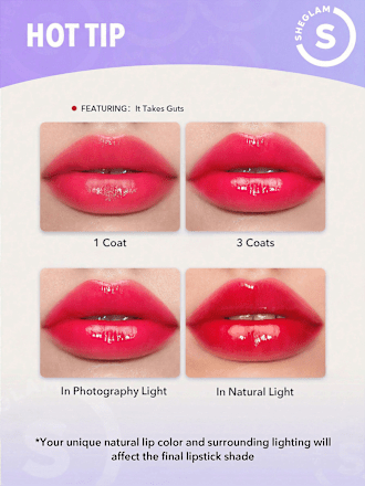 SHEGLAM Mirror Kiss High-Shine Lipstick High Key 8
