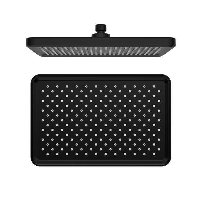 Shower Head Black Large - Matte Black Rainfall Shower Head Pakistan - Aqua Bath