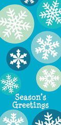 Snowflake Dots Single Vinyl Banner Dekra-Lite