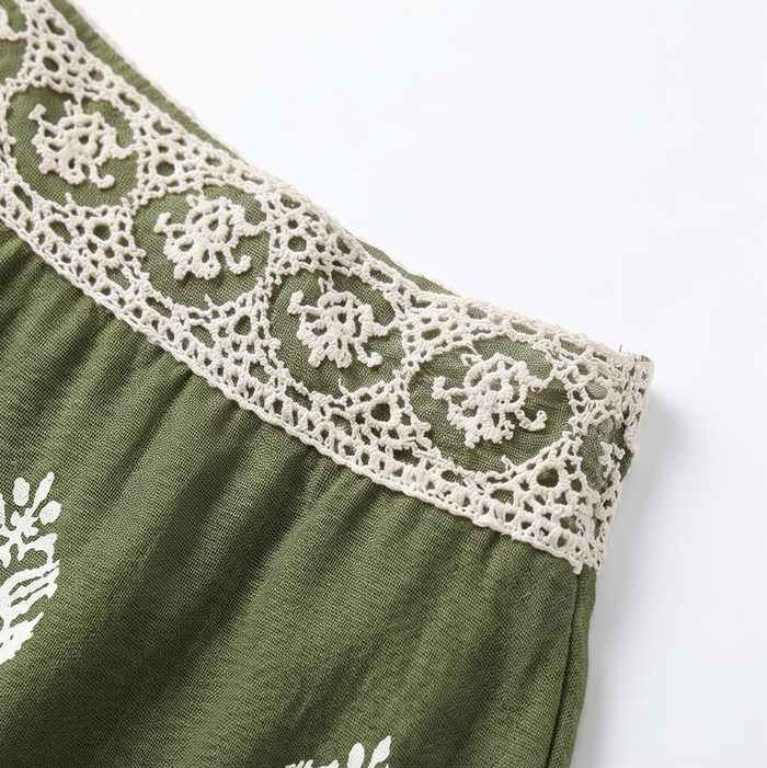 Solenne – Bohemian Off-Shoulder Matching Set