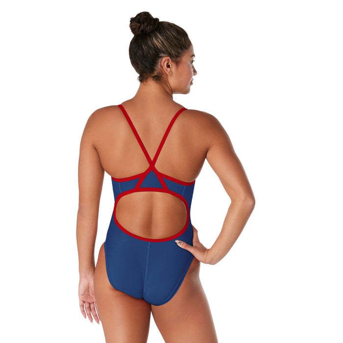 Speedo Adult Endurance+ Flyback New Navy/Red
