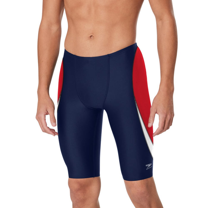 Speedo Endurance+ Edge Splice Jammer navy red