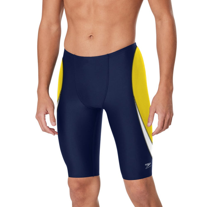 Speedo Endurance+ Edge Splice Jammer navy yellow