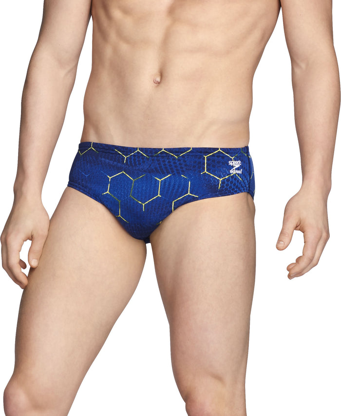 Speedo Endurance+ Emerging Force Brief navy gold
