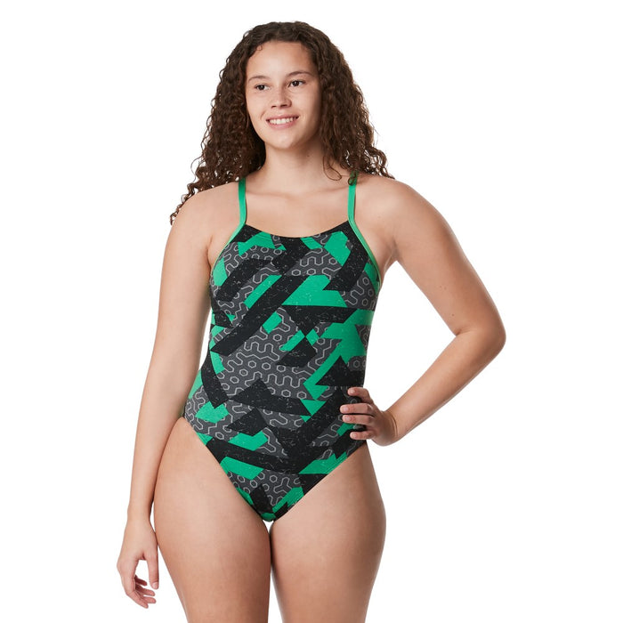 Speedo Endurance+ Ruse Blocks Flyback green