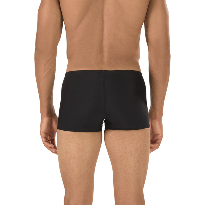 Speedo Endurance+ Solid Square Leg black back