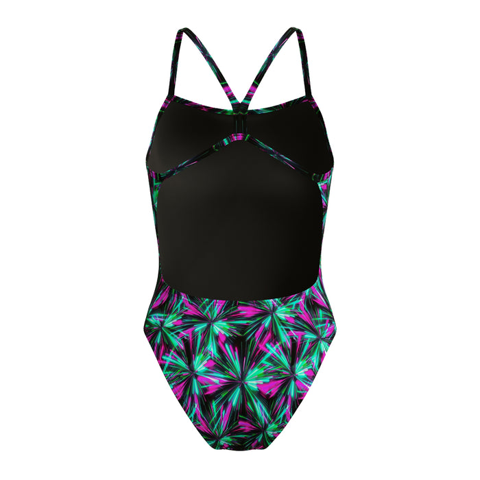 Speedo Firework Burst Printed V-Back 2.0 back
