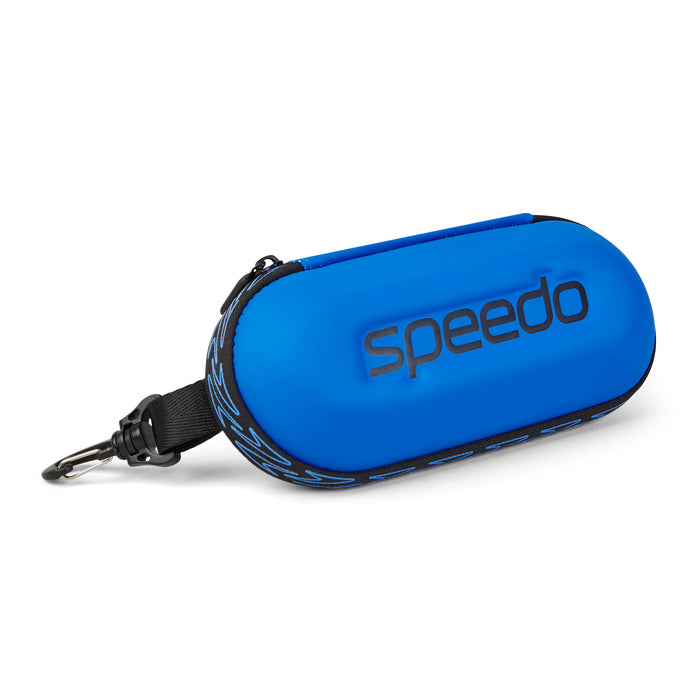 speedo goggle case blue