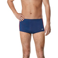 Speedo Poly Mesh Square Leg navy red
