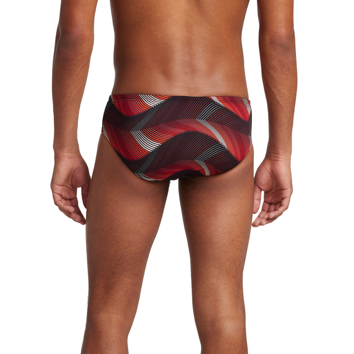 Speedo Precision Brief red back