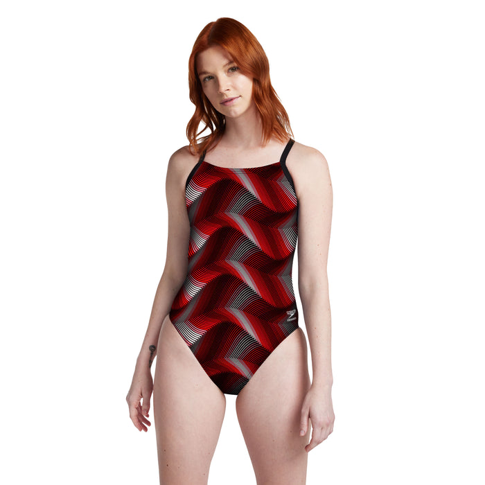 Speedo Precision Strappy Crossback red