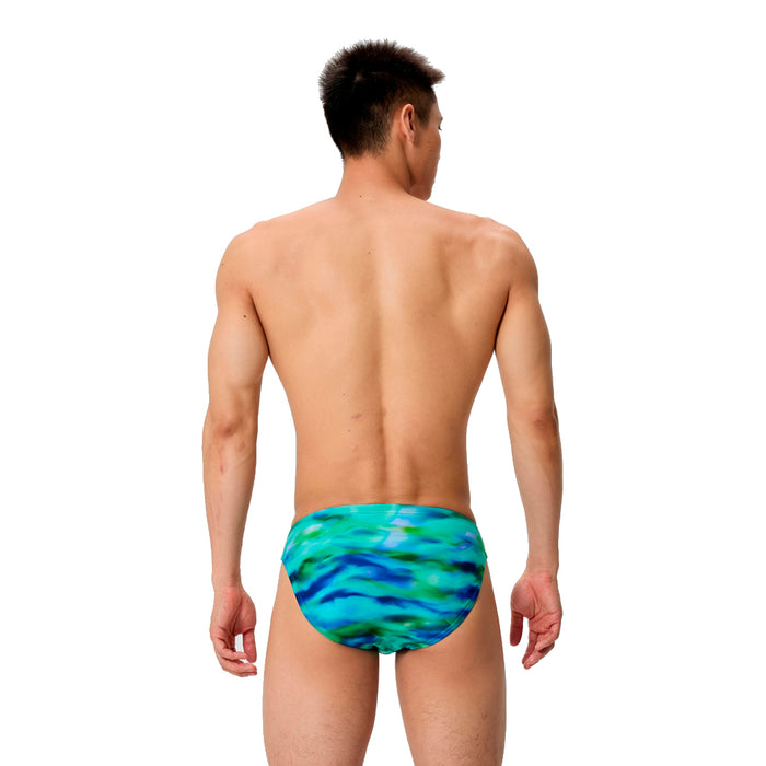 Speedo Printed Brief turquoise/green back