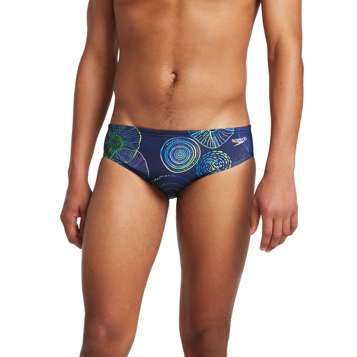 Speedo Printed One Brief navy front