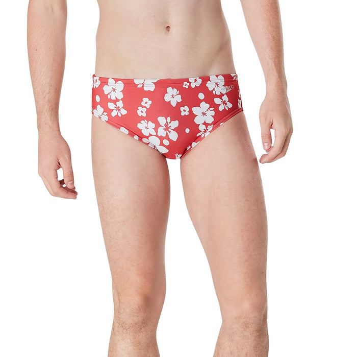 Speedo Printed One Brief red white
