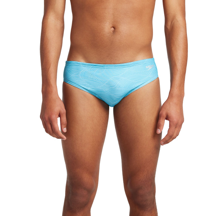 Speedo Printed One Brief aqua front