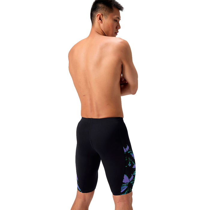 Speedo Printed Splice Jammer floral glitch back