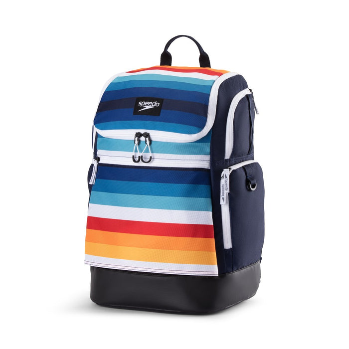 Arena Spiky III Print Backpack navy stripe