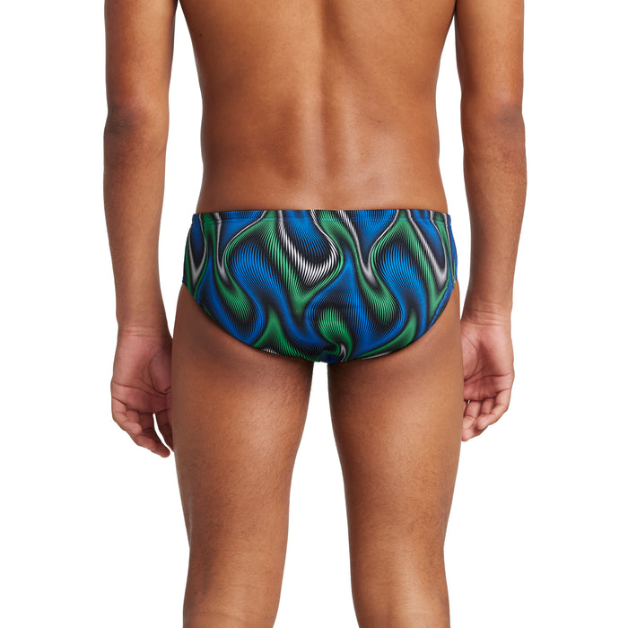 Speedo Purpose Brief blue green back