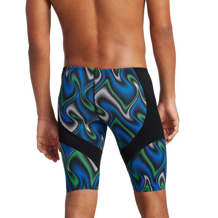 Speedo Purpose Jammer blue green back