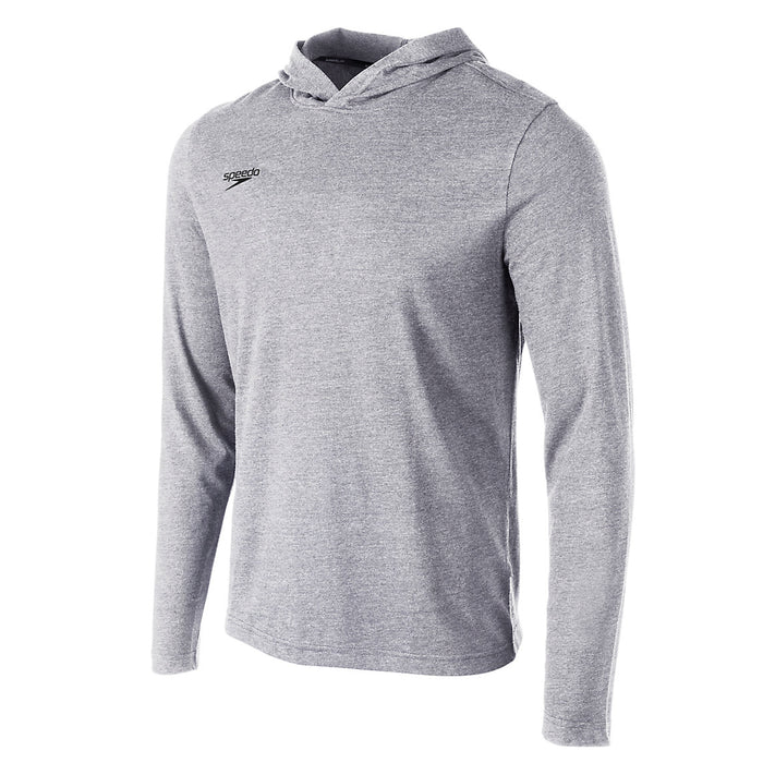 Speedo Solid Jersey Hooded Long Sleeve grey