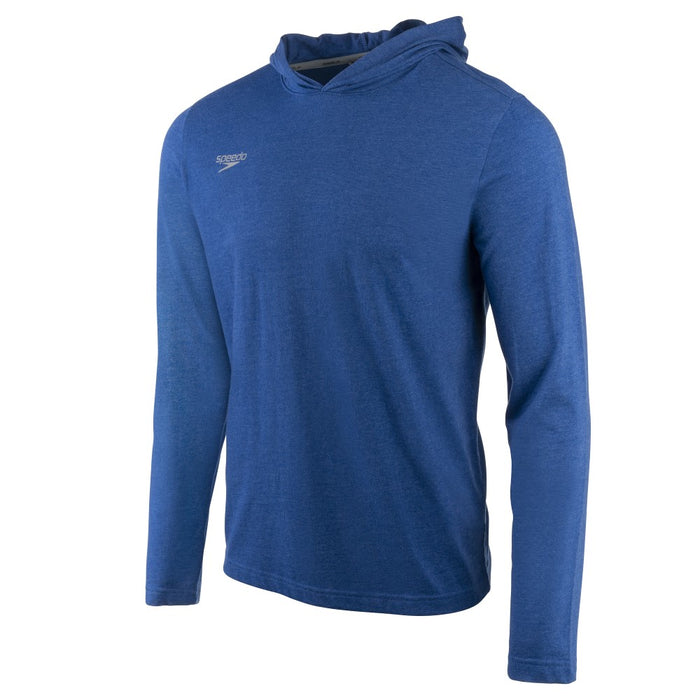 Speedo Solid Jersey Hooded Long Sleeve royal
