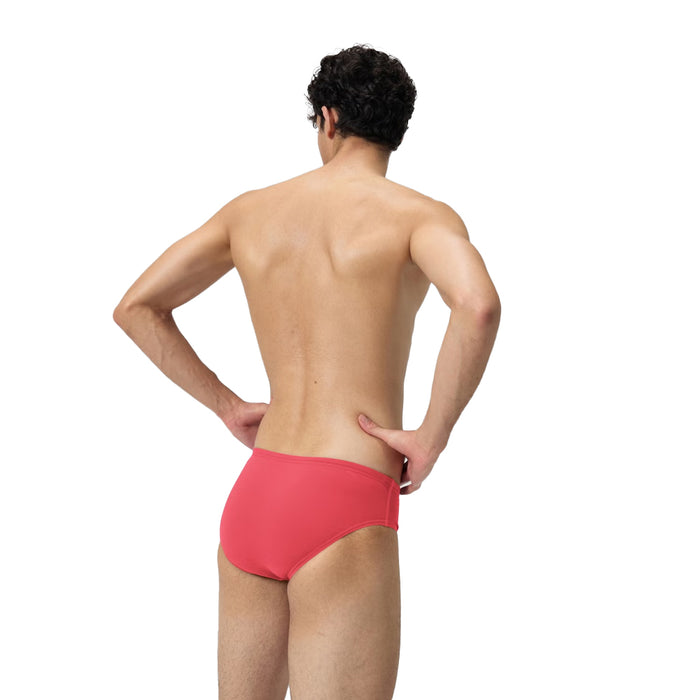 Speedo Solid One Brief siren red back