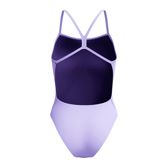 Speedo Solid V-Back light purple back