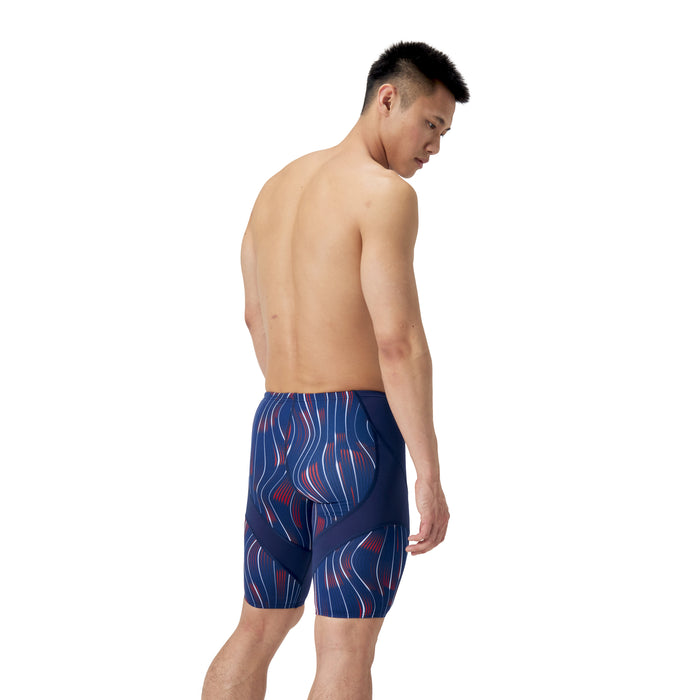 Speedo Space Train Jammer red white blue back