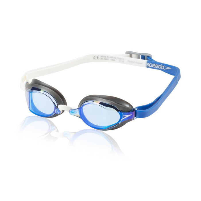 Speedo Speed Socket 2.0 Mirrored Goggle blue white