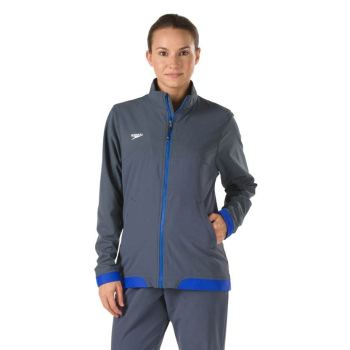 Speedo Tech Warm Up Female Jacket blue