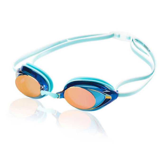Speedo Women's Vanquisher 2.0 Mirrored Goggle aqua