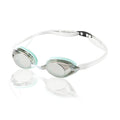 Speedo Women's Vanquisher 2.0 Mirrored Goggle white mint