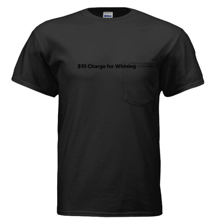 BLACK / S / Gildan G230 Adult Ultra Cotton 6 oz. Pocket T-Shirt