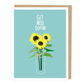 Sunflowers Get Well Card