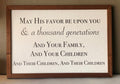 The Blessing Picture 25”x17”