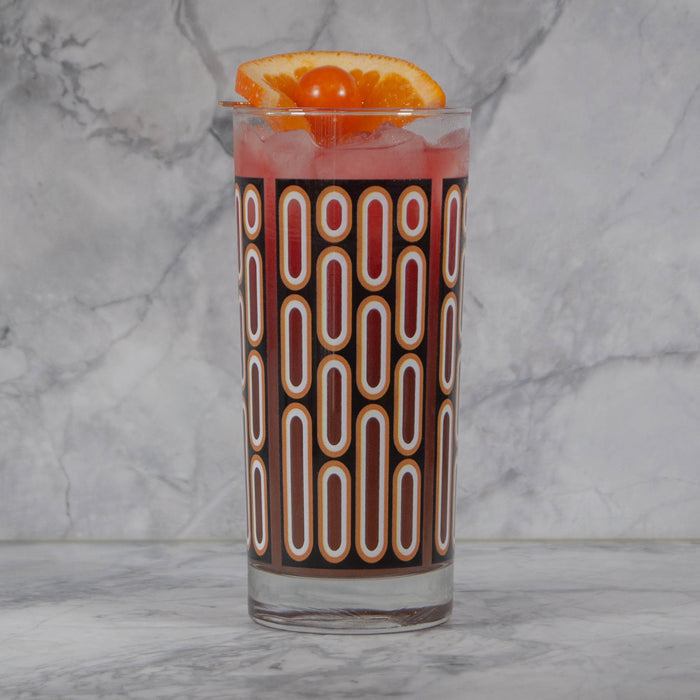 The Modern Home Bar Dots & Dashes Black Collins