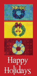Three Wreaths Single Vinyl Banner Dekra-Lite