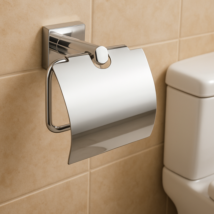 Sesera bathroom set Stainless steel close-up detail