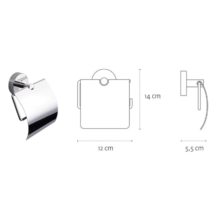 Sesera bathroom set Stainless steel dimensions specs