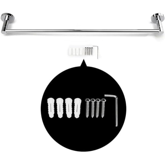 Towel Holder Stainless Steel Primostore close-up detail