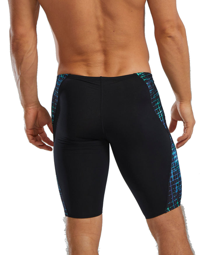 TYR Atrix Blade Splice Jammer blue green back