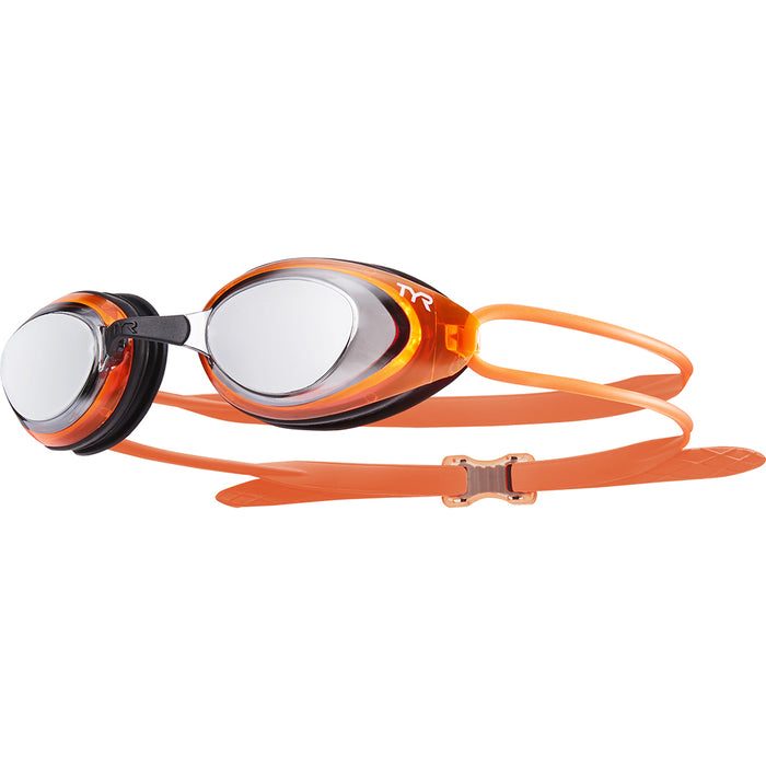 TYR Blackhawk Racing Polarized Goggle smoke orange