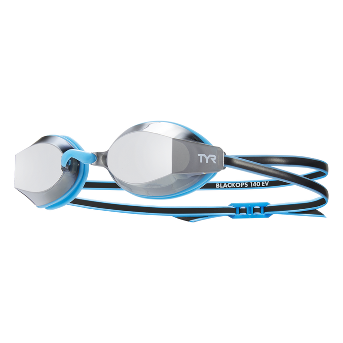 TYR Blackops 140 EV Racing Junior Mirrored black blue